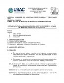 ESTUDIO DE MERCADO DE PRODUCTOS AGROINDUSTRIALES