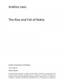 Análisis caso The Rise and Fall of Nokia Análisis de Decisiones de Negocio Prof. Dora R.