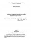 Ensayo de prácticas profesionales 2016, referido por la Dra. Xochiquetzaly Yeruti de Avila Ramirez, en Diciembre de 2016.
