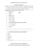 Cuestionario para egresados.