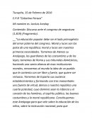 Discurso Ante el congreso de angostura.
