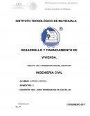 Desarrollo urbano y habitacional