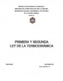 La termodinamica UNIVERSIDAD NACIONAL EXPERIMENTAL POLITÉCNICA