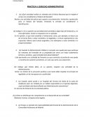 PRACTICA. DERECHO ADMINISTRATIVO.