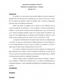 Informe Química Medición de Longitud, Masa, y Volumen