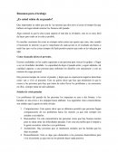 Resumen para el trabajo ¿Es usted rehén de su pasado?