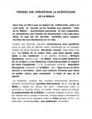 PRUEBAS QUE DEMUESTRAN LA AUTENTICIDAD DE LA BIBLIA