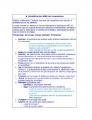 Clasificación ABC de Inventarios