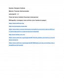 Título del tema: Análisis Financiero Internacional