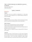 Título: La relación del almacenaje con la calidad final en el proceso de Galvanización.