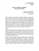 Gestión, Factibilidad y Viabilidad de Proyectos de Diseño “Tenemos un plan estratégico, se llama hacer las cosas bien.”