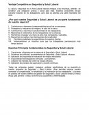 Ventaja Competitiva en Seguridad y Salud Laboral