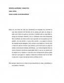 Elena es una chica tan real que impresiona con lenguaje muy concreto la cual esta enamora del hermano de su amiga julia