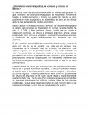 ¿Qué relación encierra la política, la economía y el narco en México?