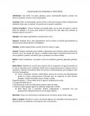 Vocabulario de panaderia y repostería