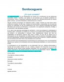 LA SORDOCEGUERA es una discapacidad que resulta de la combinación de dos deficiencias sensoriales (visual y auditiva)