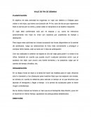 El objetivo de esta actividad es organizar un viaje con destino a Chiapas para visitar a mis hijos, que tiene una duración de 14 hrs. solo de ida ya que viajaremos todo el viernes por la noche y poder estar en temprano en el destino requerido.