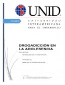 DROGADICION EN LA ADOLESENCIA.