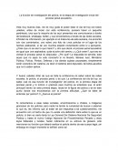La función de investigación del policía, en la etapa de investigación inicial del proceso penal acusatorio.
