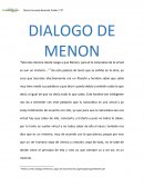 Dialogo de Menon