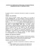 CONTRATTO DE COMRA VENTA INTERNACIONAL DE MANGOS.
