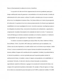 Poner en funcionamiento la cadena de servicios y beneficios. Página 1