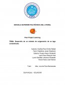 TEMA: Desarrollo de un método de oxigenación de un lago contaminado..