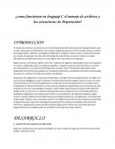 Como funciona la depuracion y estructuras c+