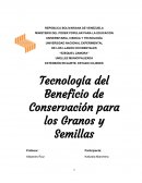 Tecnología del Beneficio de Conservación para los Granos y Semillas