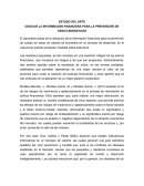 USOS DE LA INFORMACIÓN FINANCIERA PARA LA PREVENCIÓN DE CRACS BURSÁTILES