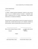 Este poder tendrá una vigencia desde el momento que se plasman las firmas en la presente carta y culminara hasta que llegue a su fin, reiterando y ratificando mi plena autorización, extiendo la presente para los fines que así me convenga.