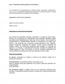 Cap. 9: Decisiones sobre política de inventarios