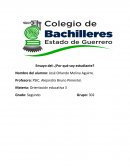 ¿Por qué soy estudiante?