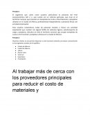 Cadena de suministro, principios