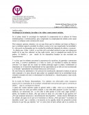 Análisis sobre; Sociología de la infancia: las niñas y los niños como actores sociales