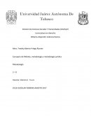 Concepto de metodo, metodología y metodología jurídica