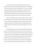 Reformas administrativas.