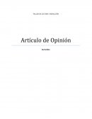 Artículo de Opinión: Plagio