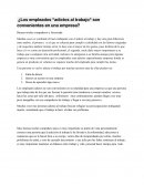 ¿Los empleados "adictos al trabajo" son convenientes en una empresa?