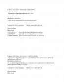 Formulacion del problema.