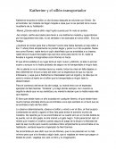 Katherine y el sillón transportador.