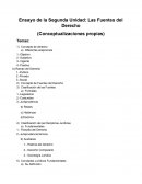 Ensayo de la Segunda Unidad: Las Fuentes del Derecho