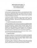 IMPORTADORA MAYOR DIESEL, C.A.