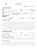 Historia clinica de alumnos.