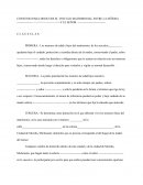 Convenio de divorcio.