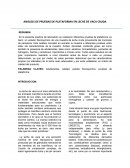 ANÁLISIS DE PRUEBAS DE PLATAFORMA EN LECHE DE VACA CRUDA.