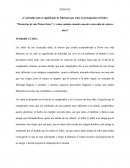 Ensayo del libro Memoria de Mis Putas Tristes