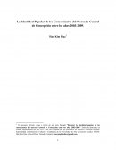 La Identidad Popular de los Comerciantes del Mercado Central de Concepción entre los años 2003-2009