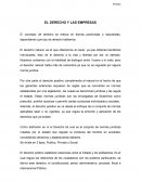 EL DERECHO Y LAS EMPRESAS