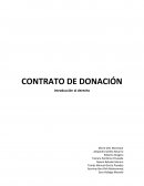 CONTRATO DE DONACIÓN